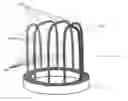 Fig. 01 - Braided burner for premixed gas-phase combustion