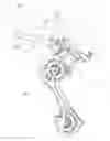 Fig. 01 - Device for mounting a derailleur of a rear gearshift on a bicycle frame