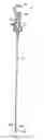Fig. 01 - Minimally invasive surgical needle and cauterizing assembly and methods