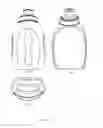 Fig. 02 - Bottle, retaining device and associated elements for carrying containers and other items