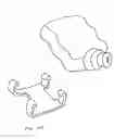 Fig. 74 - Bottle, retaining device and associated elements for carrying containers and other items