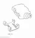 Fig. 75 - Bottle, retaining device and associated elements for carrying containers and other items