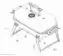 Fig. 01 - Barbecue Grill with Collapsible Legs