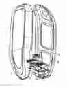 Fig. 01 - VACUUM CLEANER OUTER SHELL FRAGRANCE DISPENSER ASSEMBLY