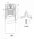 Fig. 03 - Bottle for packaging liquid that is to be dispensed drop by drop, with antibacterial protection