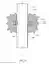 Fig. 23 - Annular venturi burner for stirling engine