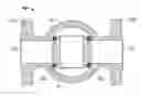 Fig. 01 - Double offset ball member usable in ball valves and other flow control applications