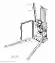 Fig. 22 - COLLAPSIBLE PORTABLE STAND WITH TELESCOPING SUPPORT AND INTEGRAL STORAGE CASE