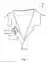 Fig. 02 - SHIRT WITH INTERIOR POCKET AT NECK PLACKET