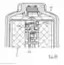 Fig. 22 - Liquid filter with a central discharge channel and filter unit for a liquid filter