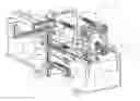 Fig. 01 - Injection molding machine with integrated part handling apparatus