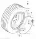 Fig. 01 - Self-inflating tire with hybrid pump