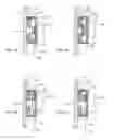 Fig. 06 - Adjustable overflow closure device with cable drain
