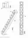Fig. 06 - Self-locking block and complementary pieces for the raising of pillars and free-standing walls
