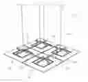 Fig. 01 - Canopy system and group suspension system therefore