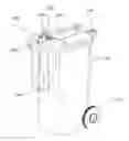 Fig. 01 - Container with gravity releasable locking lids