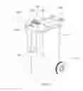Fig. 02 - Container with gravity releasable locking lids