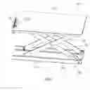 Fig. 02 - Variable height trolley and height displaying assembly thereof