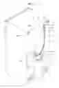 Fig. 04 - Refrigerator with rear panel for accommodating water hose