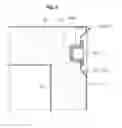 Fig. 10 - Refrigerator with rear panel for accommodating water hose