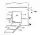 Fig. 01 - Hinged computer stand that slides up and down on a video display