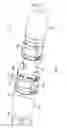 Fig. 02 - Splice sleeve retainer with three coupling members for securing a sleeve to an electrical joint body