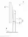 Fig. 01 - DISPLAY DEVICE EQUIPPED WITH HEIGHT ADJUSTMENT STAND