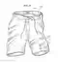 Fig. 04 - Apparel article with integral pre-worn design elements