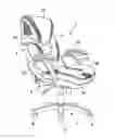 Fig. 01 - Chair having a dynamically-flexible back and seat