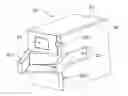 Fig. 01 - Oven having an H-shaped rotating door