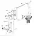 Fig. 01 - Triggerless handle mechanism and shock absorbing elements for basketball system