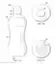 Fig. 08 - Squeezable beverage bottle and filter system