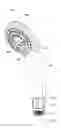 Fig. 01 - Handheld showerhead with mode selector in handle