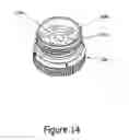Fig. 16 - Sprinkler head nozzle assembly with adjustable arc, flow rate and stream angle