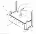 Fig. 01 - Welding workbench assembly with wraparound dual state barriers