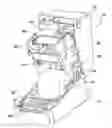 Fig. 01 - Media processing device with enhanced media and ribbon loading and unloading features