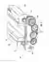 Fig. 10 - Media processing device with enhanced media and ribbon loading and unloading features