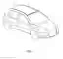 Fig. 02 - Method of mounting cable on headliner and headliner used therefor