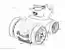 Fig. 01 - Pool cleaner with hydraulic timer assembly