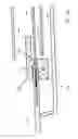 Fig. 17 - SLIDER WINDOW ASSEMBLY WITH CABLE GUIDES