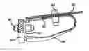 Fig. 01 - Gas turbine engine comprising a composite component and a metal component which are connected by a flexible fixing device