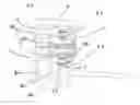Fig. 01 - Motion transmitting device with epicyclic reduction gearing, epicyclic reduction gearing and manipulating arm