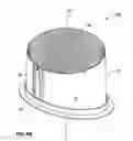Fig. 07 - One-piece sloped ceiling baffle