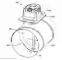 Fig. 01 - HVAC actuator with removable wire blocking tab