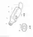 Fig. 10 - CABINET LOCK KEY WITH AUDIO INDICATORS