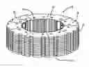 Fig. 01 - Donut stator core-frame attachment technique