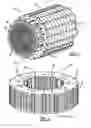 Fig. 02 - Donut stator core-frame attachment technique
