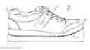 Fig. 01 - Sole for a golf shoe