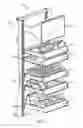 Fig. 02 - Modular wall assembly for a cosmetic fixture system