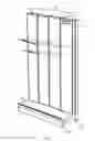 Fig. 04 - Modular wall assembly for a cosmetic fixture system